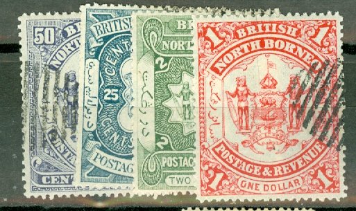 B: North Borneo 31-4 used CV $104