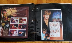 3 Albums Souvenir Sheets; Danna, Queen Elizabeth, Prince Charles and More