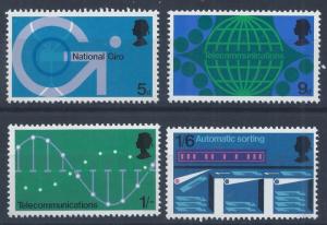GB 1969 SG808-811 Post Office Technology Set Mint MNH