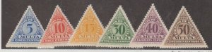 Bolivia Scott #J1-J6 Stamps - Mint Set