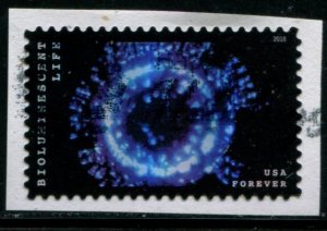 5265 US (49c) Bioluminescent Life SA, used on paper