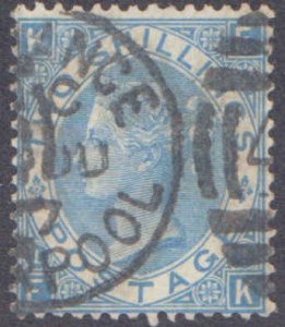 Great Britian #55, Incomplete Set, 1867-1880, Used, Slight Verticle Bend