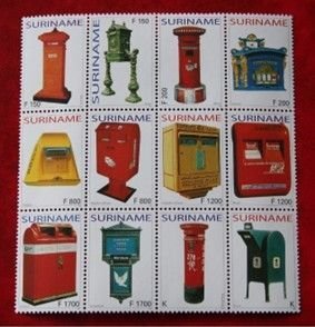 SURINAME 2004 Mailboxes MNH Scott# 1313 SG 2036-2047