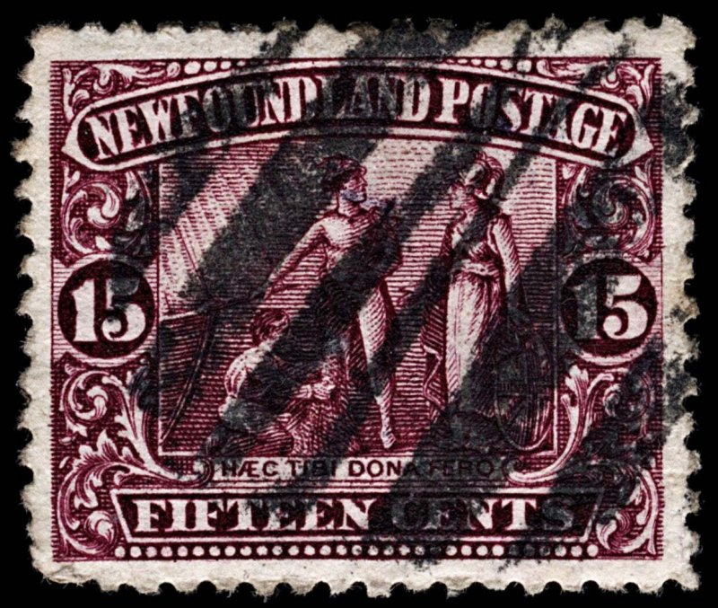 4337: Newfoundland SG127 15c Lake. 1911. Sc#114 Mi95 Good Used. C£50