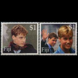 FIJI 2000 - Scott# 891-2 Prince William $1 NH