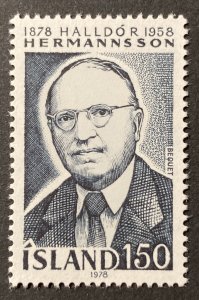 Iceland 1978 #513, Halldor Hermannsson, MNH.