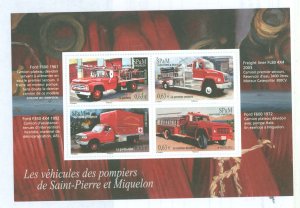 St. Pierre & Miquelon #975  Single (Complete Set) (Trucks)