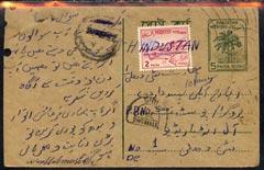 Pakistan 1960\'s Postage Due p/stat card with Sibi horse-...