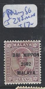 MALAYA JAPANESE OCCUPATION PAHANG  (PP0609B) DN 10C  SG J242   MNH 