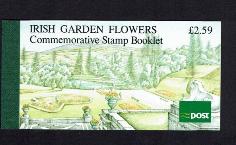 Ireland, 1990,  Irish Garden Flowers, Commemorative Stamp Booklet, MNH