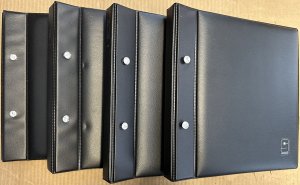 SHOWGARD FDC ALBUM HOLDS 80 ENVELOPES EACH SET OF 4 THIN LINE