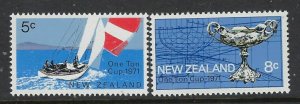 New Zealand 471-72 MNH 1971 set (fe5327)