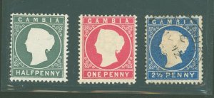 Gambia #12-13/15 Unused