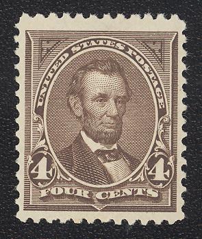 #254, Mint, VF-OG-NH. Cat $525