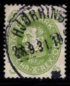 DENMARK  Scott 210 Used Christian X  stamp