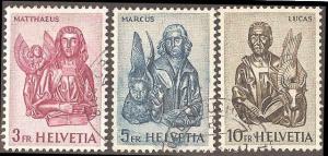 Switzerland 406-408 Used VF