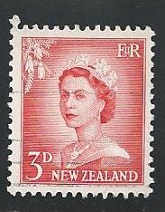 New Zealand #309 3p Queen Elizabeth II