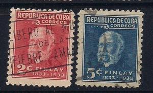 Cuba Sc. #319 / 320 Dr. Carlos J. Finlay Used L14