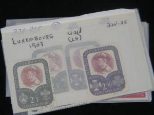 LUXEMBOURG, Excellent Assortment of mostly Modern MINT(many NH) Stamps in 