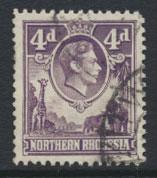 Northern Rhodesia  SG 36  SC# 36 Used  see detail and scan