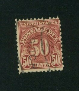 US 1931 50c dull carmine Postage Due, Scott J86 used, Value = 25c