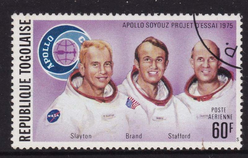 Togolaise - 1975 Apollo Space Astronauts 60f CTO