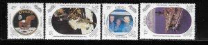 Rwanda 1989 Space Apollo II Sc 1125-1128 MNH A2054