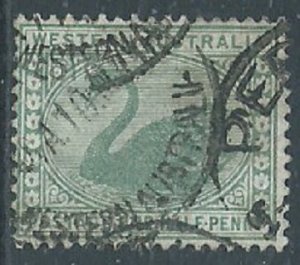 Western Australia, Sc #58, 1/2d Used