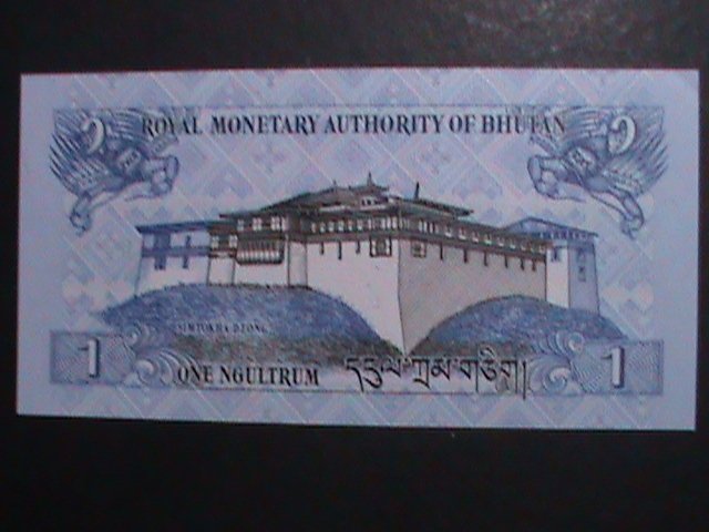 ​BHUTAN-2013 1 NGULTRUM UNCIRCULATED CURRENCY-VERY FINE-WE SHIP TO WORLD WIDE