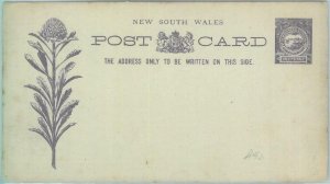 89164 - AUSTRALIA:  SOUTH WALES - Postal History -  STATIONERY CARD  H & G # 9a