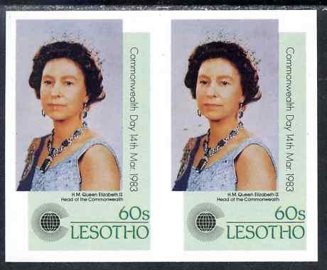 Lesotho 1983 Queen Elizabeth II 60s (from Commonwealth Da...