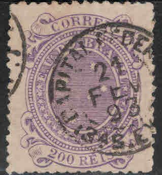 Brazil Scott 103 Used Southern Cross stamp