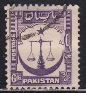 Pakistan 25 Scales of Justice 1948