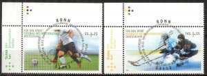 Germany 2010 Football Soccer Worl Cup South Africa Hockey Mi. 2790/1 Used CTO