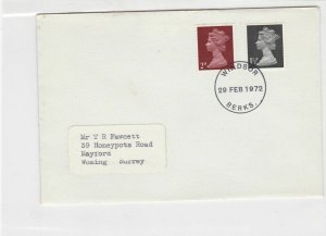 United Kingdom 1972 Error Post Decimal Day Stamps Cover ref R 17291