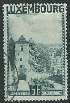 1934 Luxembourg Scott Catalog Number 198 Used