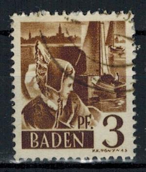 Germany - French Occupation - Baden - Scott 5N2