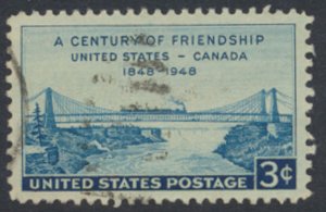 USA  SC#  961   Used 1948 Friendship with Canada  see scan