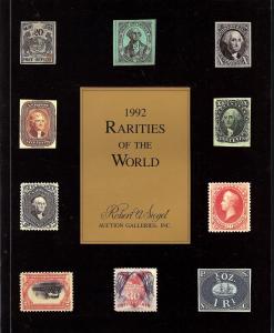 Siegel: Sale # 745  -  1992 Rarities of the World, Siegel...