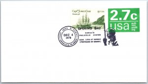 US SPECIAL POSTMARK COVER OPENING DAY OF HAWAII'S PHILATELIC CENTER HONOLULU 78