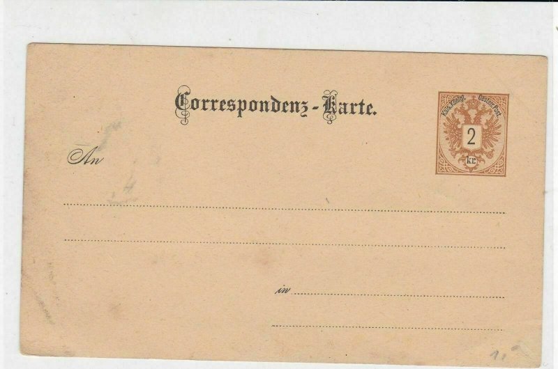 austria unused stamps card ref 20908