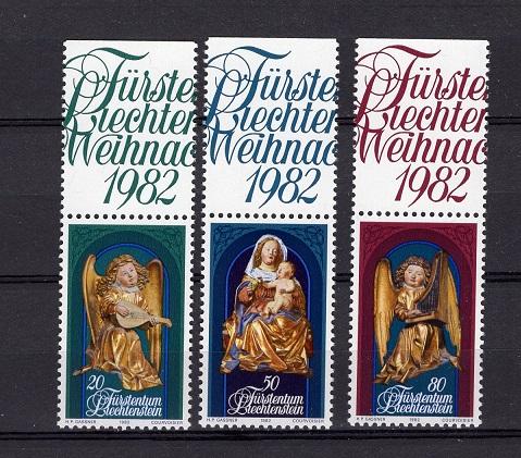 Liechtenstein   #751-753 1982 MNH Christmas