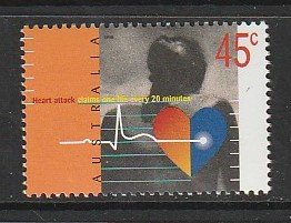 1998 Australia - Sc 1661 - MNH VF - single - Heart Health