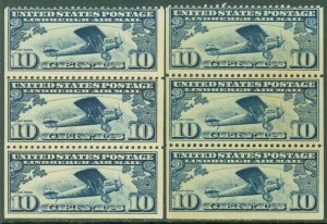 EDW1949SELL : USA 1928 Scott #C10a. 2 panes Both without tabs. Mint Never Hinged