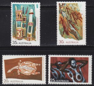 Australia Scott 504-07 complete set F to VF mint OG NH.