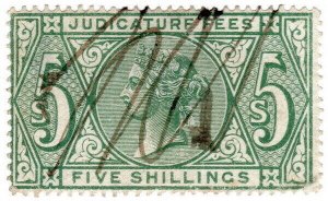 (I.B) QV Revenue : Judicature Fees 5/- (1876)