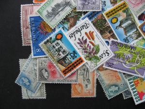 Collection breakup! BARBADOS 35 different to 1989, some mixed condition