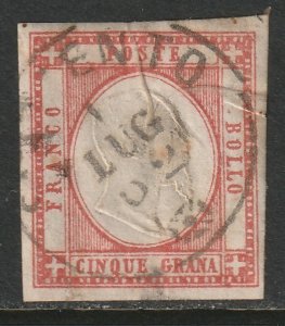 Italy Two Sicilies Sc 23a used nice cancel