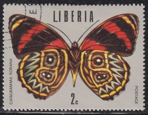 Liberia 684 Tropical Butterflies 1974