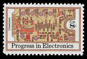 PCBstamps   US #1501 8c Electronics - Transistors, MNH, (18)